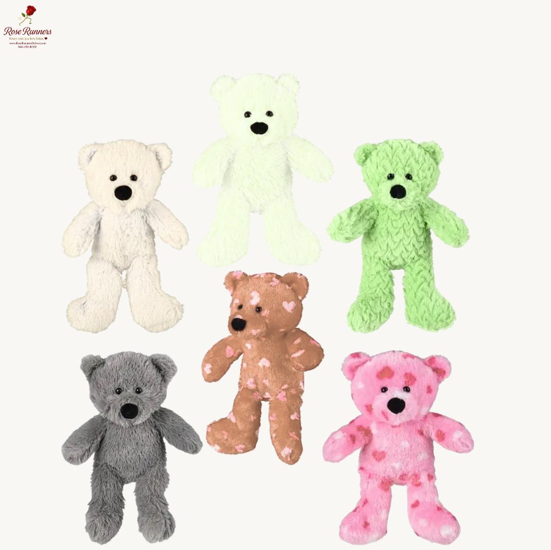 Plush Teddy Bears (Assorted Colors)