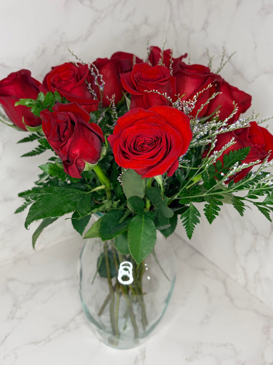 One Dozen Rose Bouquet