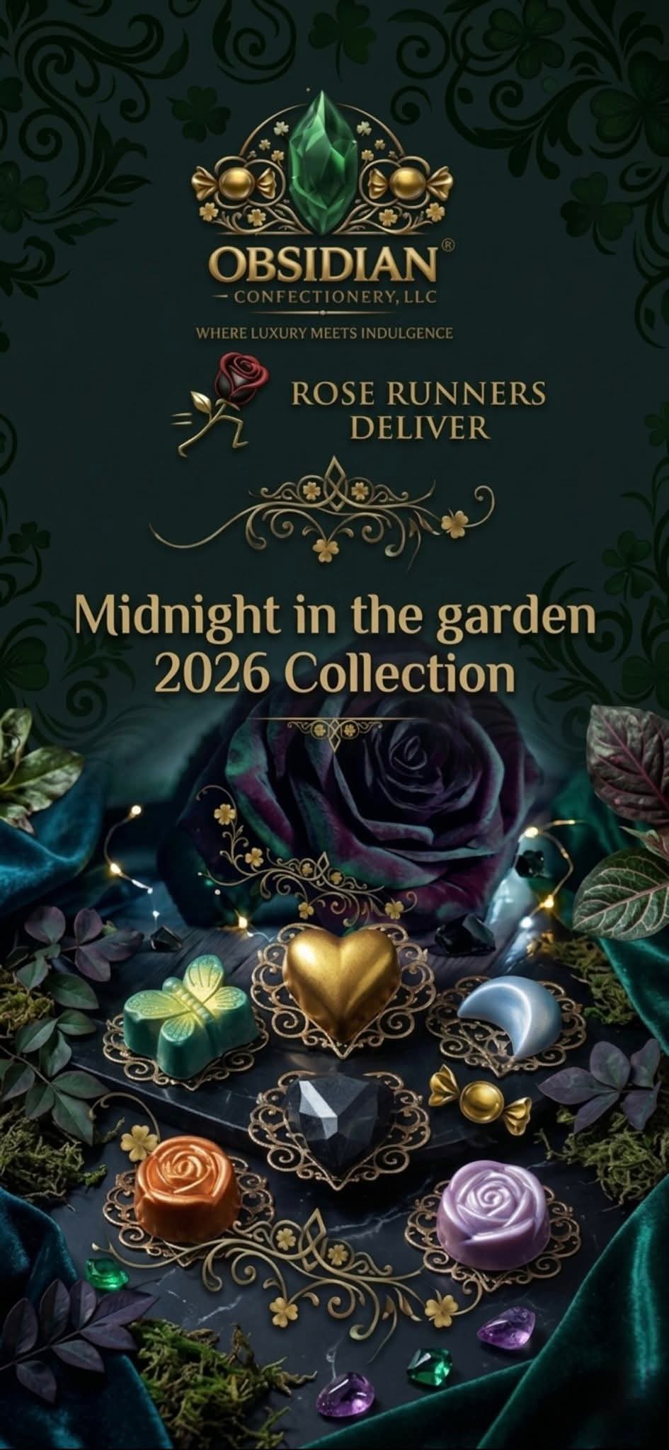 Midnight in the Garden chocolates